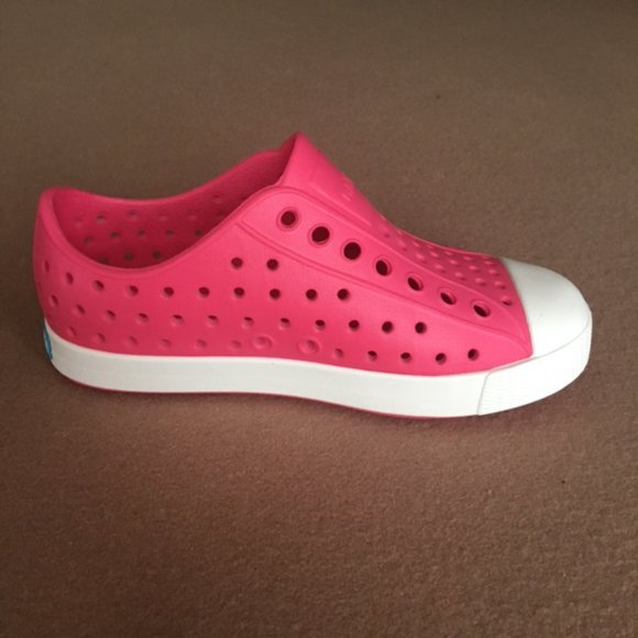 Native Jefferson Girls Vegan Child Hollywood Pink Kid's Clog New, Size 3, 4 - Picture 5 of 8